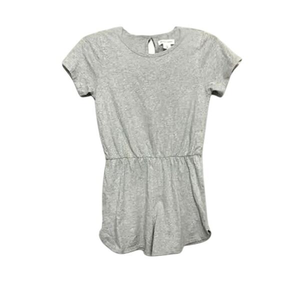 Melrose And Market Romper Keyhole Back Short Sleeve Elastic Waist L/10/12 NWOT - Picture 1 of 8